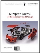 European Journal of Technology and Design, 2016, Vol.(12), Is. 2